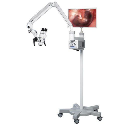Microscopio diagnostico ORL - OP-C12 - OPTOMIC - a muro / a soffitto / a pavimento