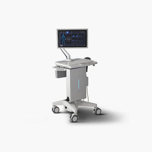 Generatore di onde d'urto extracorporee per trattamento ortopedico - NPT-Sonicure - OsteoSys - su carrello