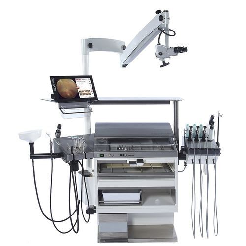 Riunito ORL - BASIC PLUS - Otopront - con cappa / con lavandino / con ripiani