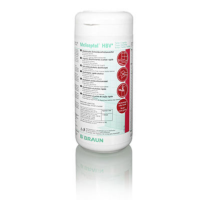 Salvietta detergente per dispositivi medici - Meliseptol - Otopront - 100 pezzi
