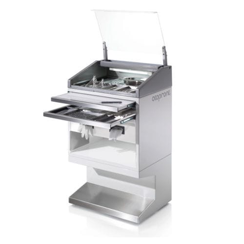 Vetrina per strumenti ORL - BASIC PLUS  - Otopront - con ripiano / con cassetti