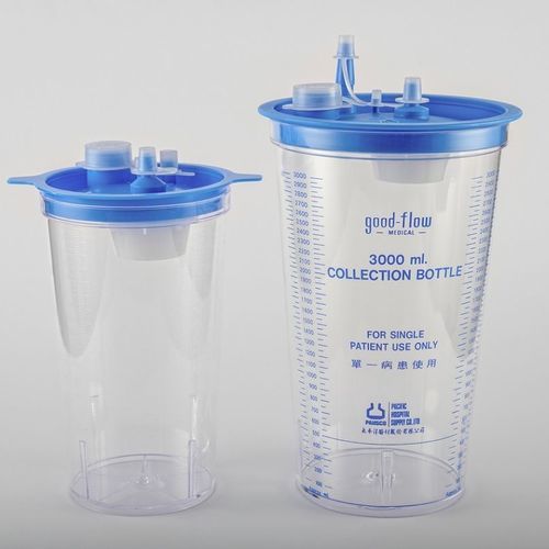 Recipiente di aspirazione per fluidi corporei - Pacific Hospital Supply  - monouso
