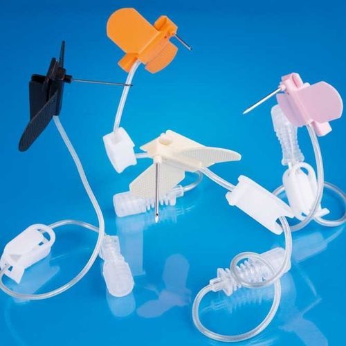 Ago per iniezione per catetere totalmente impiantabile - SFN&reg; series - PakuMed Medical Products - di Huber / di sucurezza / con punta smussata
