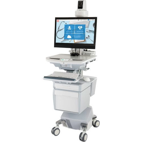 carrello per telemedicina per videoconferenza - PARSYS Télémédecine