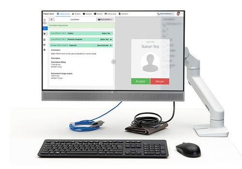 Applicazione web di analisi - RTC - PARSYS Télémédecine - di gestione dati / di gestione dati dei pazienti / di gestione di telemonitoraggio cardiaco
