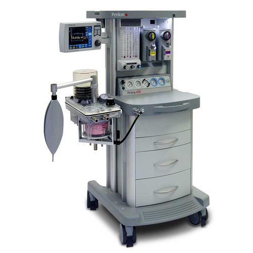 Sistema per anestesia su carrello - Prima 450 - Penlon - con monitoraggio respiratorio / con ventilatore / con sistema di evacuazione dei gas anestetici