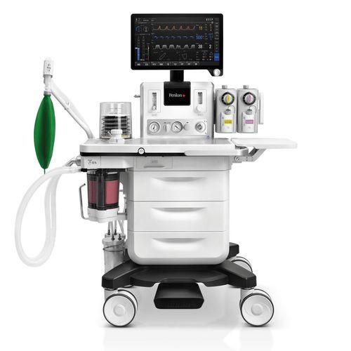 Sistema per anestesia su carrello - Supaera 50 - Penlon - con monitoraggio respiratorio / con ventilatore / con miscelatore di gas elettronico