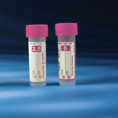 Provetta per prelievi da laboratorio - BCS-204 - PLASTI LAB - a fondo piatto / di sangue / in polipropilene