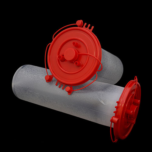 Recipiente di aspirazione per fluidi corporei - 160 20 series - Plasti-med - in plastica