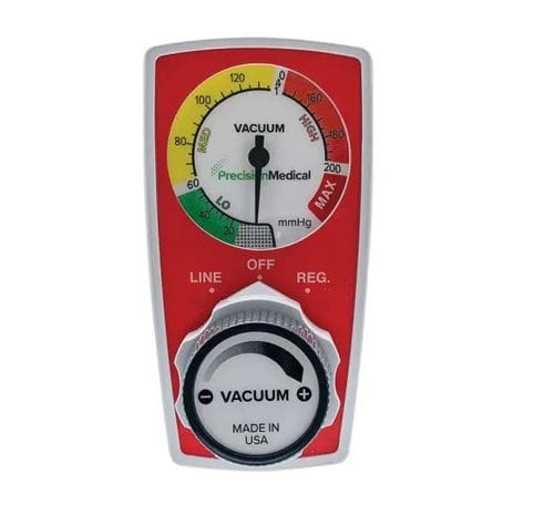 Regolatore di vuoto a presa - 3100 series - Precision Medical - continuo / pediatrico