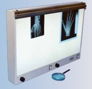 Negativoscopio 2 corpi - NPX 72 x 43 - PrimaX Berlin - con interruttore / a luce bianca / per mammografia