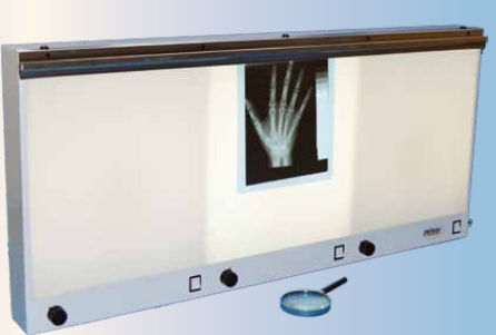 Negativoscopio 3 corpi - NPX 108 x 43 - PrimaX Berlin - con interruttore / a luce bianca / per mammografia