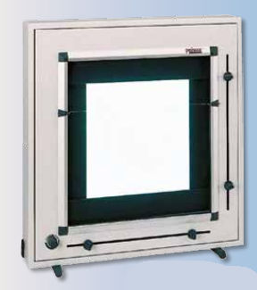 Negativoscopio 1 corpo - DXH 40 x 43 - PrimaX Berlin - con interruttore / a tendina / a luce bianca