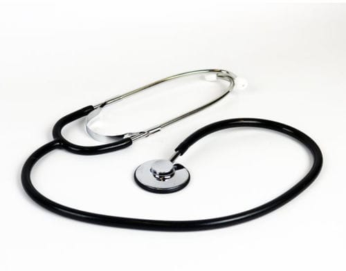 Stetoscopio a padiglione doppio - CK-603PBK - PROACT Medical  - in zinco