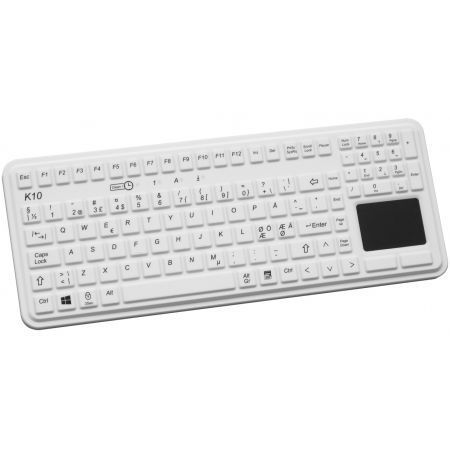Tastiera medicale con touchpad - K10-MED-COMP - EVO BOARDS - lavabile / USB