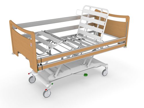 Letto per lungodegenza - DOMEO H - PROMA REHA - meccanico / idraulico / ad altezza regolabile