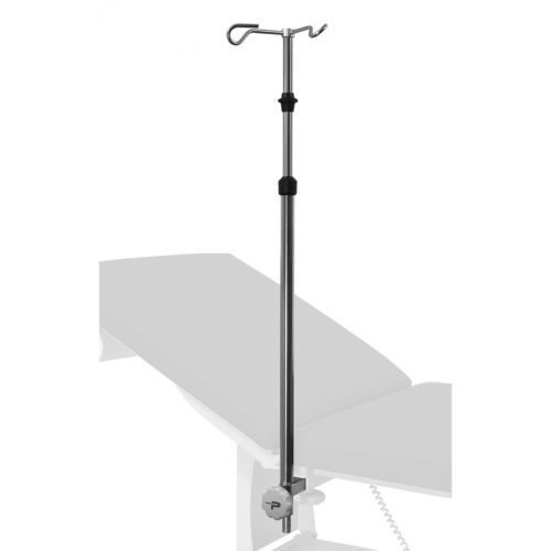 Asta portaflebo su guida di scorrimento - 2985-01 - Promotal - 2 ganci / telescopica