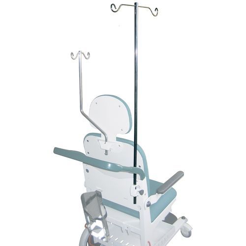 Asta portaflebo su guida di scorrimento - 30148-01 - Promotal - 2 ganci