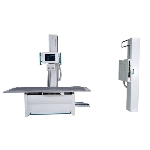 Sistema di radiografia analogico - PRS 500 F - PROTEC - digitale / per radiografia multidisciplinare / con bucky da terra