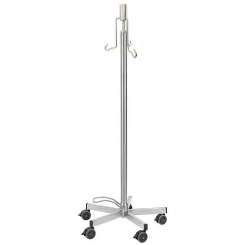 Asta portaflebo con rotelle - I-U02234 - provita medical - 3 ganci / in acciaio inossidabile / per reparto di urologia