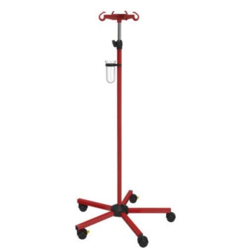 Asta portaflebo pediatrica - I-N71121 - provita medical - con rotelle / 4 ganci / per letto
