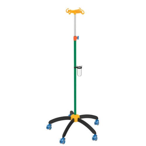 Asta portaflebo pediatrica - I-HA4126 - provita medical - con rotelle / 4 ganci / per letto