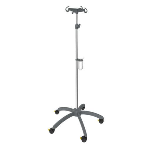 Asta portaflebo con rotelle - I-M91121 - provita medical - 4 ganci / in alluminio / amagnetica