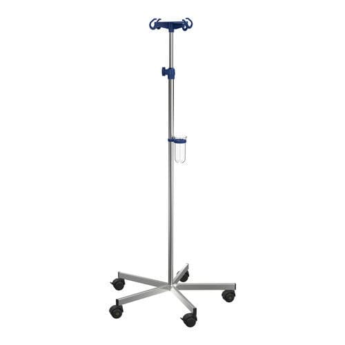 Asta portaflebo con rotelle - I-M11121 - provita medical - 4 ganci / in acciaio inossidabile / amagnetica
