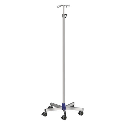 Asta portaflebo con rotelle - I-U02224 - provita medical - 4 ganci / in acciaio inossidabile / ad altezza regolabile