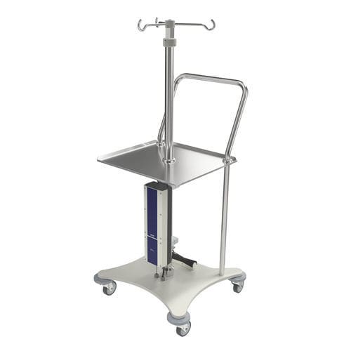 Asta portaflebo con rotelle - I-U02238 - provita medical - 3 ganci / in acciaio inossidabile / elettrica