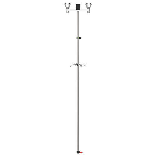 Asta portaflebo su guida di scorrimento - I2052312 - provita medical - a soffitto / 4 ganci / in acciaio inossidabile