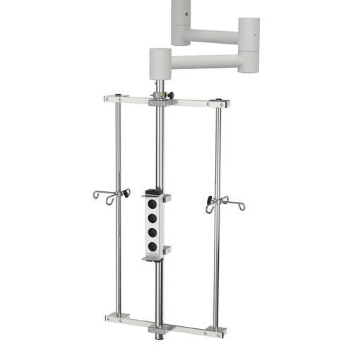 Sistema di aste portaflebo a soffitto - Z2N02252 - provita medical - 6 ganci / in acciaio inossidabile / in alluminio