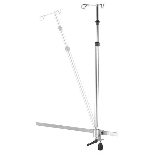 Asta portaflebo a muro - I1000232 - provita medical - su guida di scorrimento / 2 ganci / con supporto per pompa di perfusione