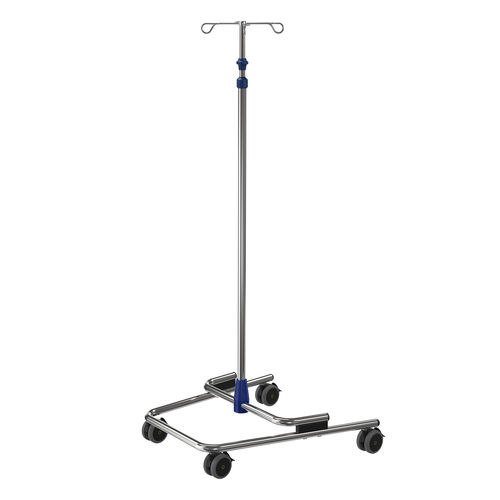 Asta portaflebo con rotelle - I-S14212 - provita medical - 4 ganci / telescopica / ad altezza regolabile