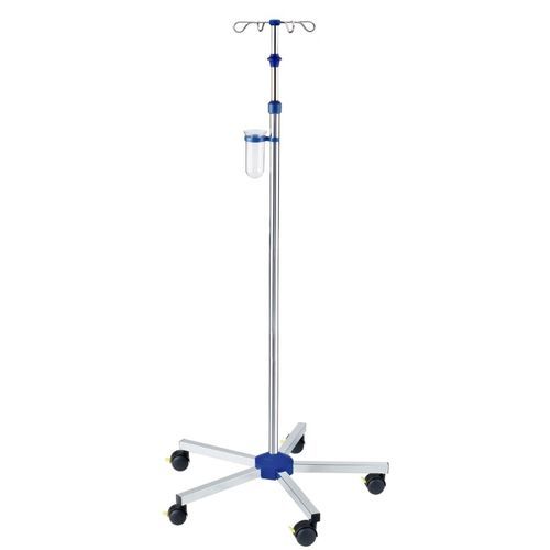 Asta portaflebo con rotelle - I-N11113 - provita medical - 4 ganci / per letto / telescopica