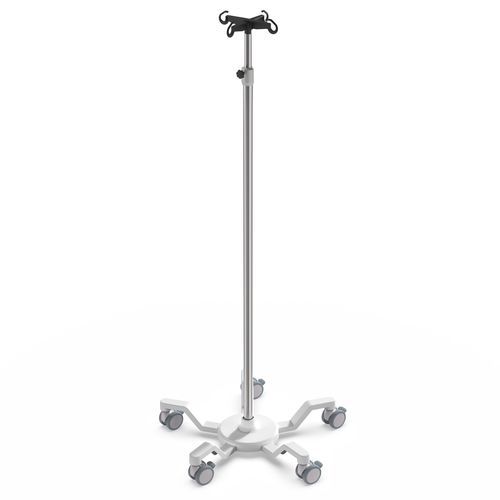 Asta portaflebo con rotelle - I-M31221 - provita medical - 4 ganci / in acciaio inossidabile / in alluminio