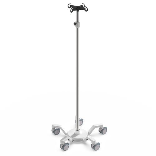 Asta portaflebo con rotelle - I-M31121 - provita medical - 4 ganci / in acciaio inossidabile / in alluminio