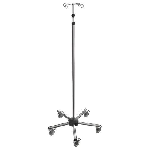 Asta portaflebo con rotelle - I-PRE011 - provita medical - 4 ganci / per terapia intensiva / ad altezza regolabile