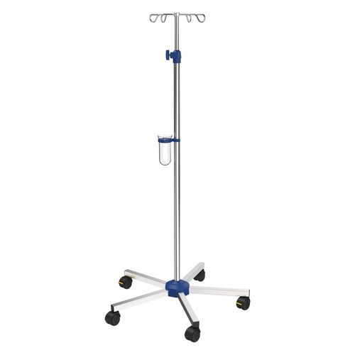 Asta portaflebo con rotelle - I-N11222 - provita medical - 4 ganci / in acciaio inossidabile / per letto