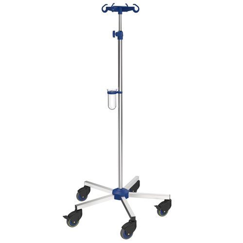 Asta portaflebo con rotelle - I-N12121 - provita medical - 4 ganci / in acciaio inossidabile / ad altezza regolabile
