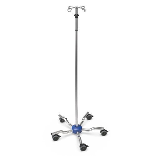 Asta portaflebo con rotelle - I-LOW004 - provita medical - 4 ganci / per carichi eccezionali / in acciaio inossidabile