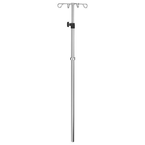 Asta portaflebo a muro - I2000422 - provita medical - 4 ganci / in acciaio inossidabile / ad altezza regolabile