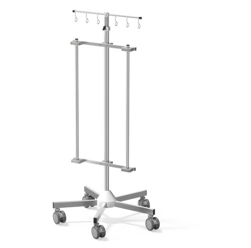 Asta portaflebo con rotelle - I-PB2226 - provita medical - 6 ganci / in acciaio inossidabile / ad altezza regolabile