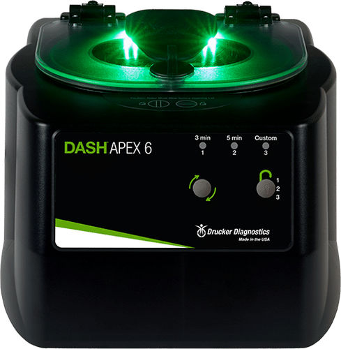 Centrifuga da laboratorio - DASH Apex 6 - Drucker Diagnostics - multifunzione / di sangue / da banco