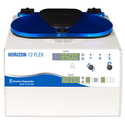 Centrifuga da laboratorio - HORIZON 12 Flex - Drucker Diagnostics - multifunzione / di sangue / da banco