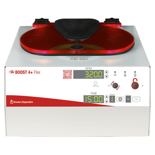 Centrifuga da laboratorio - BOOST 4+ Flex - Drucker Diagnostics - multifunzione / di sangue / da banco