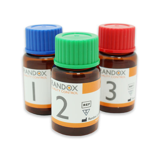 Reagente di controllo qualità - BG5003  - Randox Laboratories - in soluzione / per analisi degli emogas / liquido