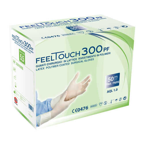 Guanto in lattice - FEELTOUCH 300PF - Rays  - per chirurgia / senza polvere / sterile