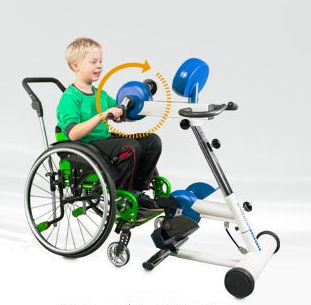Pedalatore per esercizi braccia e gambe - MOTOmed gracile12 - RECK-Technik - in posizione seduta / per bambini
