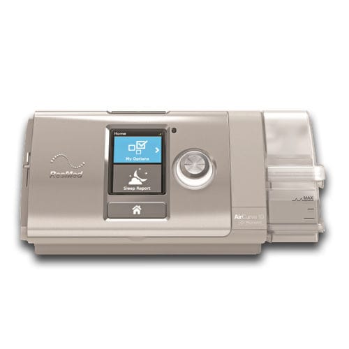 Ventilatore per cure domiciliari - AirCurve™ 10 CS PaceWave™ - ResMed Europe - elettronico / per apnea del sonno / CPAP